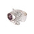 Sterling Silver Wrap Amethyst Ring India Jewelry 'Her Majesty' Sterling Silver Wrap Amethyst Ring India Jewelry 'Her Majesty'
