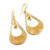 Peruvian 21K Gold Plated Filigree Dangle Earrings 'Teardrop' Peruvian 21K Gold Plated Filigree Dangle Earrings 'Teardrop'