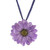 Natural flower necklace 'World of Violet' Natural flower necklace 'World of Violet'