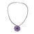 Natural flower necklace 'World of Violet' Natural flower necklace 'World of Violet'