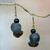African Handcrafted Recycled Glass Dangle Earrings 'Magic' African Handcrafted Recycled Glass Dangle Earrings 'Magic'