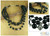 Onyx strand necklace 'Midnight River' Onyx strand necklace 'Midnight River'