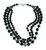 Onyx strand necklace 'Midnight River' Onyx strand necklace 'Midnight River'