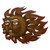 Fair Trade Steel Wall Art Sculpture 'The Sun's Song' Fair Trade Steel Wall Art Sculpture 'The Sun's Song'
