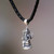 Men's Sterling Silver Pendant Necklace 'Ganesha' Men's Sterling Silver Pendant Necklace 'Ganesha'