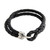 Men's Black Leather Bracelet 'Warrior' Men's Black Leather Bracelet 'Warrior'