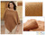 Handcrafted Tan Cotton Knit Poncho 'Cocoa Grace'