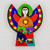 Multicolor Angel Wood Wall Art 'Angel of Hope' Multicolor Angel Wood Wall Art 'Angel of Hope'
