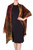 Unique Rayon from Bamboo Chenille Shawl 'Volcano Land' Unique Rayon from Bamboo Chenille Shawl 'Volcano Land'
