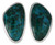 Taxco Fine Silver and Chrysocolla Earrings 'Allure' Taxco Fine Silver and Chrysocolla Earrings 'Allure'