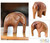 Artisan Crafted Wood Sculpture 'Modern Elephant' Artisan Crafted Wood Sculpture 'Modern Elephant'