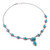 Sterling Silver Y-necklace from Blue Stone Jewelry 'Sky Dream' Sterling Silver Y-necklace from Blue Stone Jewelry 'Sky Dream'