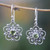 Handcrafted Floral Peridot Dangle Earrings 'Nature's Gift' Handcrafted Floral Peridot Dangle Earrings 'Nature's Gift'