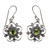 Handcrafted Floral Peridot Dangle Earrings 'Nature's Gift' Handcrafted Floral Peridot Dangle Earrings 'Nature's Gift'