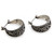 Sterling Silver Hoop Earrings 'Moonlit Serenade' Sterling Silver Hoop Earrings 'Moonlit Serenade'