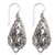 Handcrafted Floral Sterling Silver Dangle Earrings 'Fern Flowers' Handcrafted Floral Sterling Silver Dangle Earrings 'Fern Flowers'