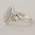 Handcrafted .925 Silver and Lilac Jade Ring 'Two Hearts in Lilac' Handcrafted .925 Silver and Lilac Jade Ring 'Two Hearts in Lilac'
