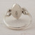 Handcrafted .925 Silver and Lilac Jade Ring 'Two Hearts in Lilac' Handcrafted .925 Silver and Lilac Jade Ring 'Two Hearts in Lilac'