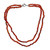 Carnelian strand necklace 'Mumbai Sun' Carnelian strand necklace 'Mumbai Sun'