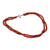 Carnelian strand necklace 'Mumbai Sun' Carnelian strand necklace 'Mumbai Sun'
