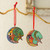 Ceramic ornaments (Set of 6) 'Festive Night' Ceramic ornaments (Set of 6) 'Festive Night'