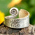 Hill Tribe Sterling Silver Wrap Ring 'Thai Sunbeams' Hill Tribe Sterling Silver Wrap Ring 'Thai Sunbeams'