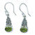 Peridot and Sterling Silver Artisan Crafted Earrings 'Green Leaves' Peridot and Sterling Silver Artisan Crafted Earrings 'Green Leaves'