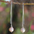 Hand Made Pearl and Sterling Silver Dangle Earrings 'Precious Pink' Hand Made Pearl and Sterling Silver Dangle Earrings 'Precious Pink'