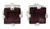 Garnet Studs Artisan Crafted Sterling Silver Earrings 'Crimson Charm' Garnet Studs Artisan Crafted Sterling Silver Earrings 'Crimson Charm'