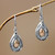 Gold Plated and Sterling Silver Dangle Earrings 'April Sun' Gold Plated and Sterling Silver Dangle Earrings 'April Sun'