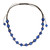 Cotton and Chalcedony Beaded Shambhala-style Necklace 'Blissful Harmony' Cotton and Chalcedony Beaded Shambhala-style Necklace 'Blissful Harmony'