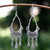 Taxco Silver Sterling Silver Chandelier Earrings 'Taxco Treasure' Taxco Silver Sterling Silver Chandelier Earrings 'Taxco Treasure'