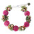 Beaded Quartz Multigem Bracelet 'Peony Romance' Beaded Quartz Multigem Bracelet 'Peony Romance'