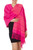 Unique Hot Pink Cotton Patterned Shawl Handwoven in Mexico 'Hot Pink  Zapotec Treasures'