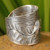 Fair Trade Elephant Theme Sterling Silver Wrap Ring 'Thai Forest Elephant' Fair Trade Elephant Theme Sterling Silver Wrap Ring 'Thai Forest Elephant'