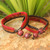 Good Fortune Brass Wristband Bracelets (Pair) 'Cinnamon Coins' Good Fortune Brass Wristband Bracelets (Pair) 'Cinnamon Coins'