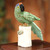 Handcrafted Gemstone Bird Sculpture from Peru 'Aqua Macaw' Handcrafted Gemstone Bird Sculpture from Peru 'Aqua Macaw'