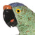 Handcrafted Gemstone Bird Sculpture from Peru 'Aqua Macaw' Handcrafted Gemstone Bird Sculpture from Peru 'Aqua Macaw'