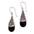 Hematite and Rainbow Moonstone Silver Earrings 'Bali Mystique' Hematite and Rainbow Moonstone Silver Earrings 'Bali Mystique'