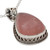 Rose Quartz and Sterling Silver Necklace Indian Jewelry 'Love Drop' Rose Quartz and Sterling Silver Necklace Indian Jewelry 'Love Drop'