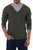 Men's Handcrafted Peruvian Alpaca Wool Solid Pullover 'Informal Green' Men's Handcrafted Peruvian Alpaca Wool Solid Pullover 'Informal Green'