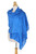 Handcrafted Silk Shawl 'Blue Treasure'