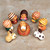 Folk Art Ceramic Figurines 9 Piece Nativity Set from Peru 'Little Nativity' Folk Art Ceramic Figurines 9 Piece Nativity Set from Peru 'Little Nativity'