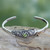 Handcrafted Peridot and Silver Cuff Bracelet 'Coral Treasure' Handcrafted Peridot and Silver Cuff Bracelet 'Coral Treasure'