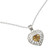 Citrine heart necklace 'Mughal Romance' Citrine heart necklace 'Mughal Romance'