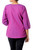 Beaded Cotton Tunic Blouse Block Printed by Hand 'Magenta Blush' Beaded Cotton Tunic Blouse Block Printed by Hand 'Magenta Blush'