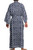 Men's Batik Robe from Indonesia 'Navy Blue Nebula' Men's Batik Robe from Indonesia 'Navy Blue Nebula'