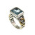 Gold accent blue topaz solitaire ring 'Bali Sky' Gold accent blue topaz solitaire ring 'Bali Sky'