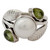 Pearl and Peridot Cocktail Ring from India Jewelry 'Mumbai Romance'