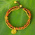Carnelian Beaded Bracelet from Thailand 'Daydreams' Carnelian Beaded Bracelet from Thailand 'Daydreams'